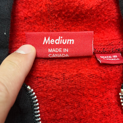 Supreme Small Box Logo Zip Up Hoodie Medium Black