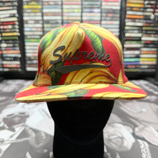 Supreme ss16 5 Panel Banana Snapback Hat Red