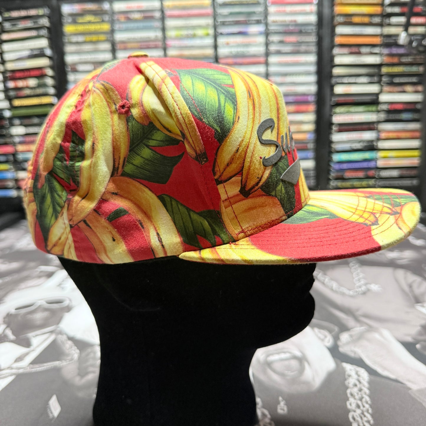 Supreme ss16 5 Panel Banana Snapback Hat Red