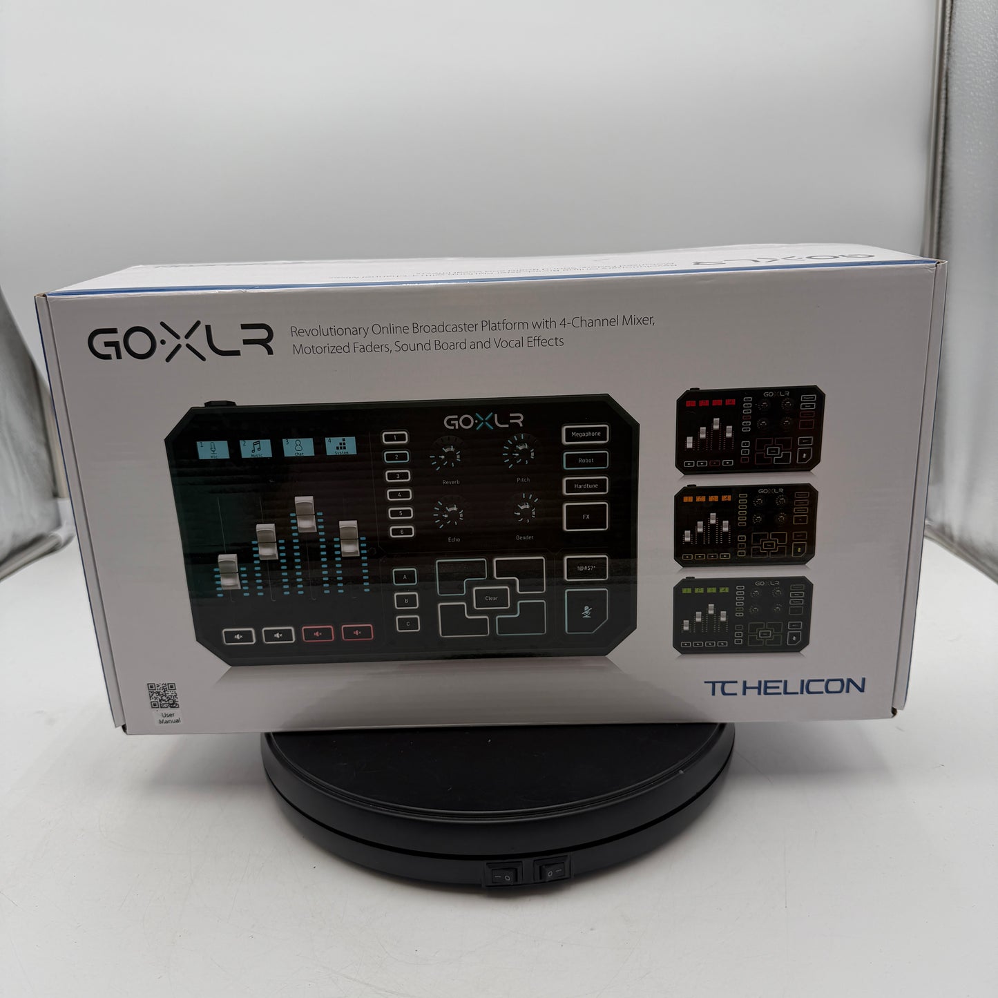 TC Helicon GoXLR Full-Size 4-Channel USB Broadcast Mixer with Motorized Faders