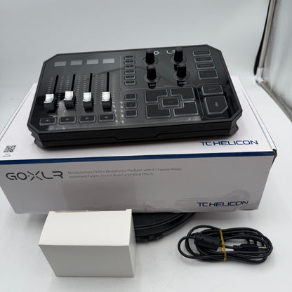 TC Helicon GoXLR Full-Size 4-Channel USB Broadcast Mixer with Motorized Faders