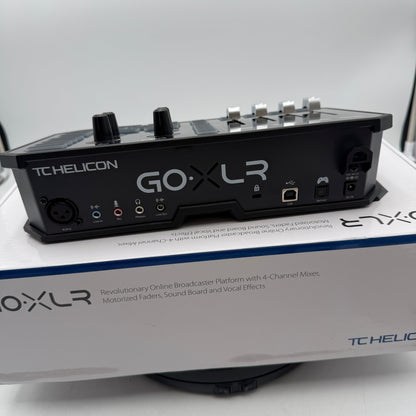 TC Helicon GoXLR Full-Size 4-Channel USB Broadcast Mixer with Motorized Faders