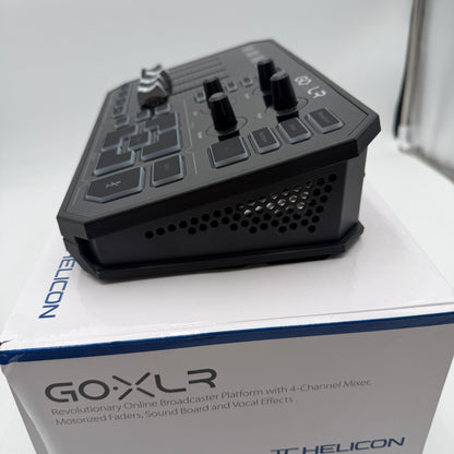 TC Helicon GoXLR Full-Size 4-Channel USB Broadcast Mixer with Motorized Faders
