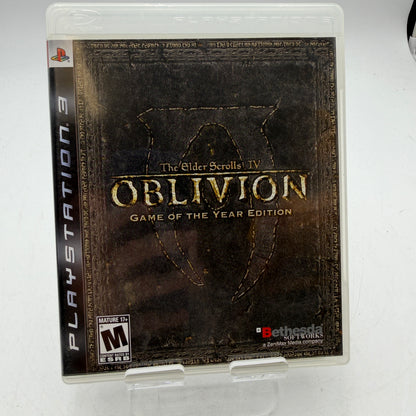 The Elder Scrolls IV: Oblivion Game of the Year Edition PS3 PlayStation 3 CIB