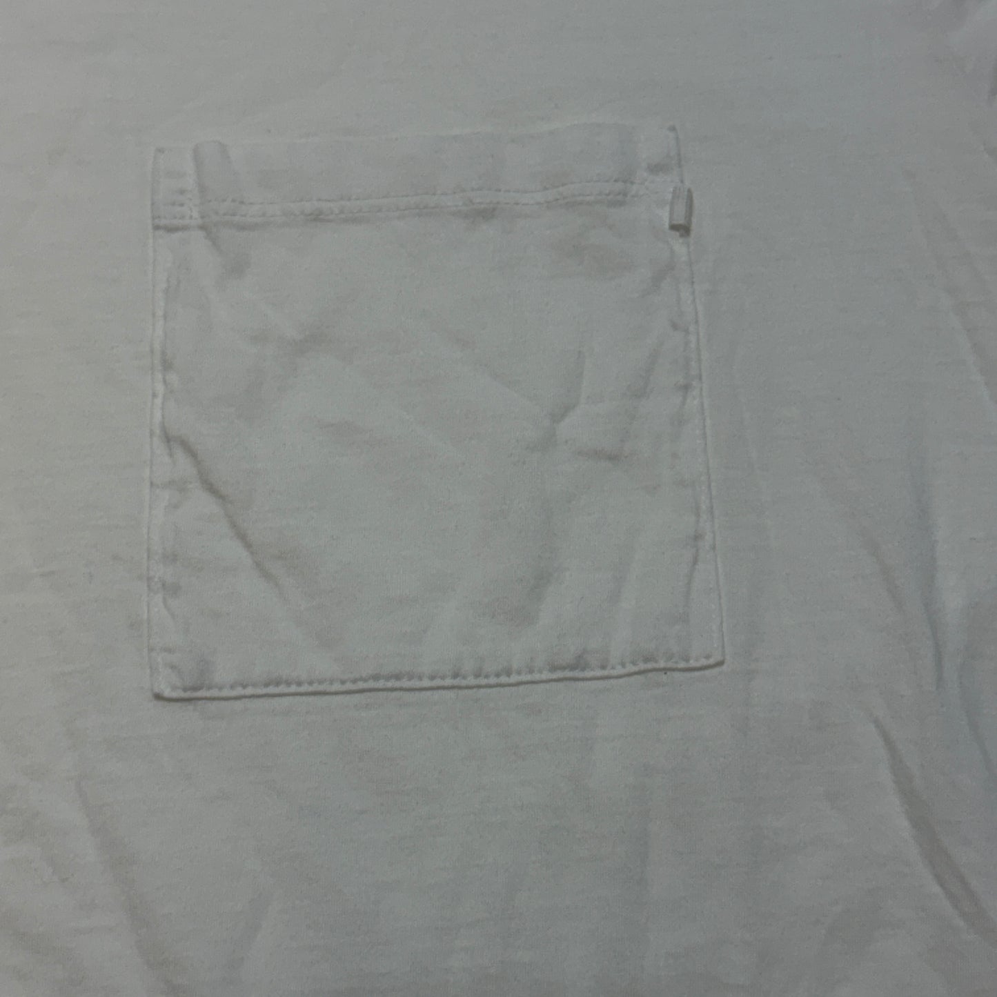 Theory Men's White Pocket Crew Neck Cotton T-Shirt - XXL