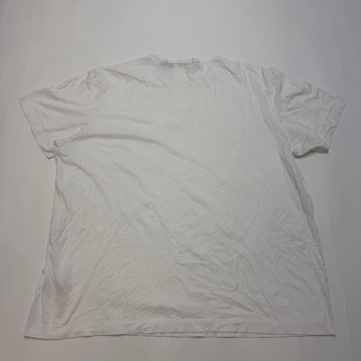 Theory Men's White Pocket Crew Neck Cotton T-Shirt - XXL