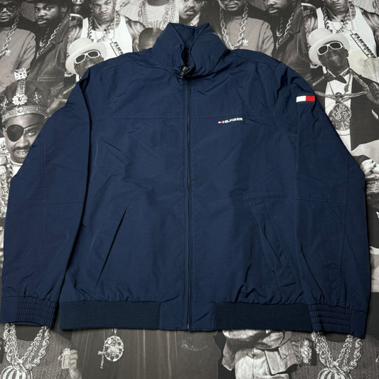 Tommy Hilfiger Men's Water/Wind-Resistant Hidden Hood Signature Yacht Jacket XL