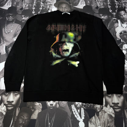 Givenchy Paris Army Skull Crewneck Black Large FW16 Ricardo Tisci - Cuban Fit