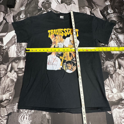 Travis Scott Rap Tee Size Medium Black