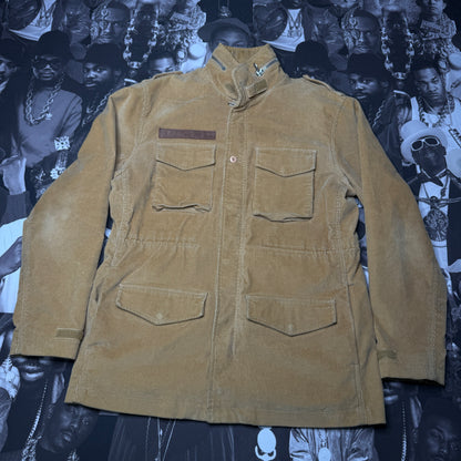Twelve Bar Co Corduroy Military Jacket  XXL Light Brown