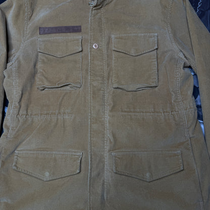 Twelve Bar Co Corduroy Military Jacket  XXL Light Brown