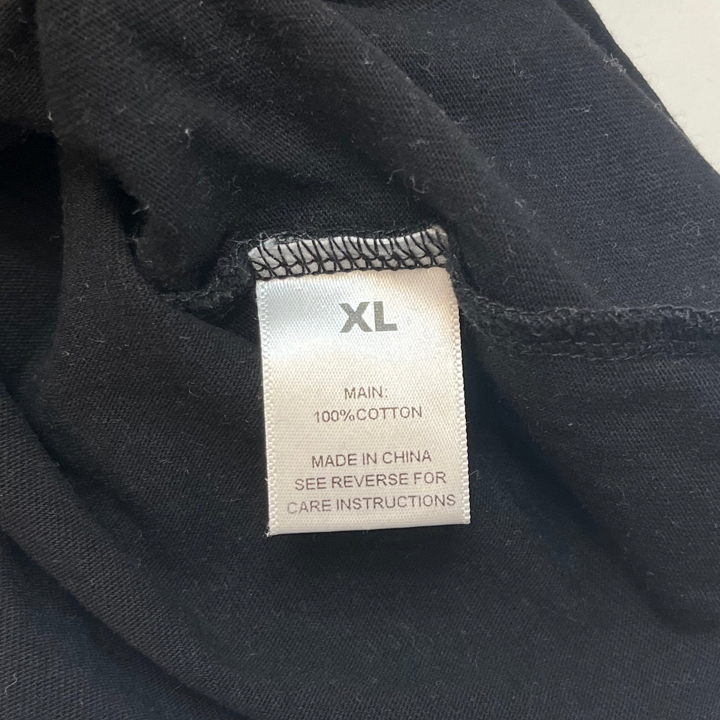 UNKNWN Mens Logo Hoop Shirt XL Black Used