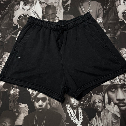 Under Armour Black Cotton Short Sz Large