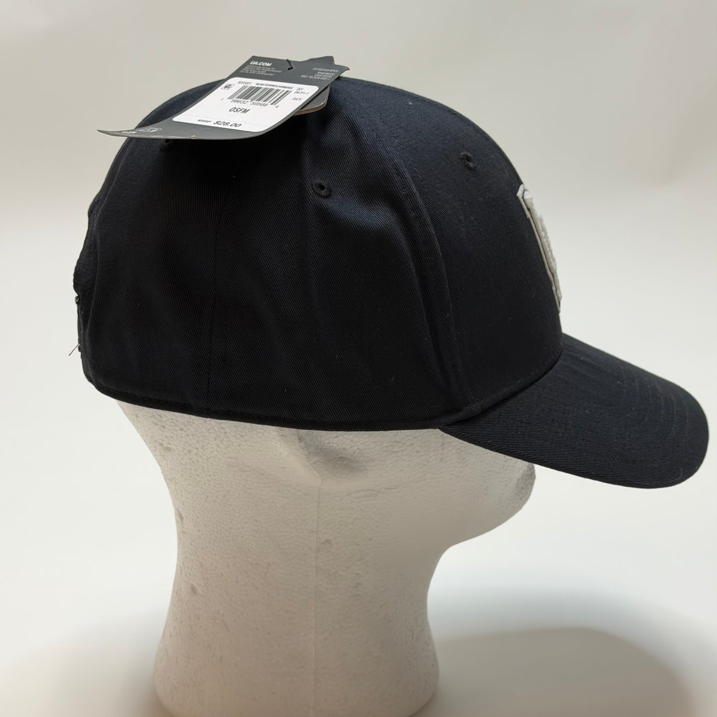 Under Armour NWT UA Essential Mid Men's Adjustable Hat One Size Black