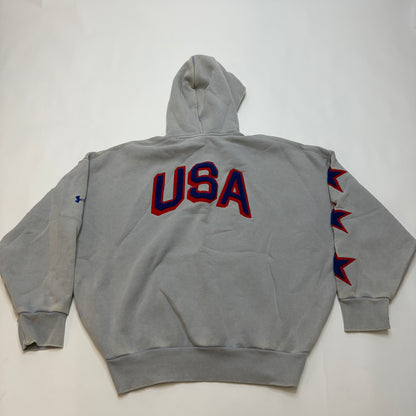 Under Armour Men's Oversized Heavyweight Fleece Hoodie, Size L, Gray, NWT