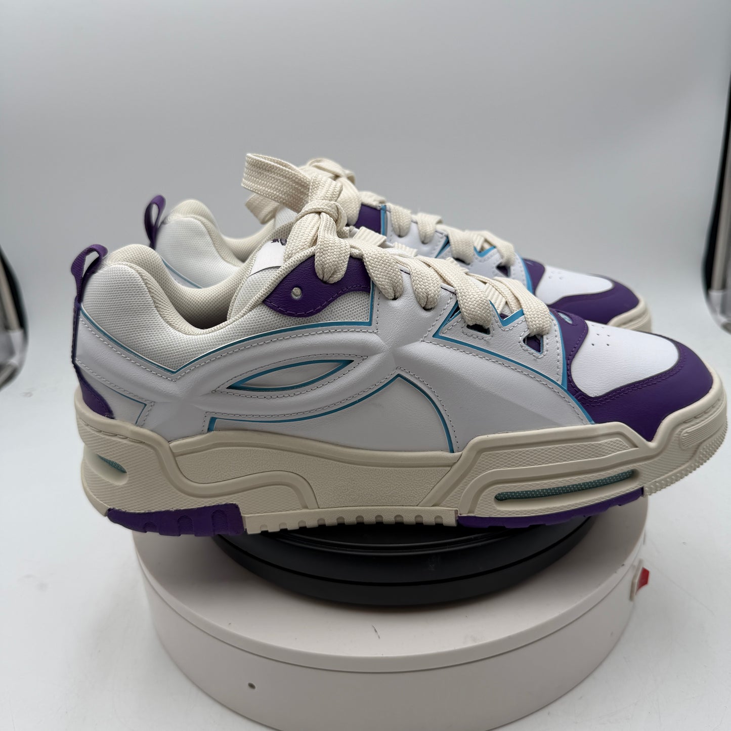 Under Armour Arc 96 Unrivaled Men's Size 13 Sneakers - White Purple Teal, New No Box