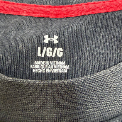 Under Armour x Dodge SRT Hellcat Tee, Men's Large, Washed Black Chrome Flame