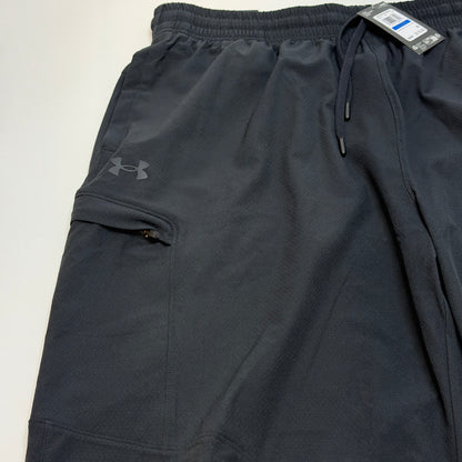 Under Armour UA Sportswear Woven Textured Cargo Pant Black Size XL