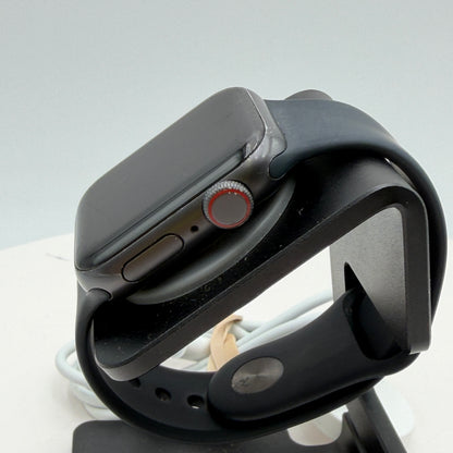 Unlocked Apple Watch SE GPS + Cellular 40mm Aluminum Smart Watch Black