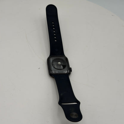 Unlocked Apple Watch SE GPS + Cellular 40mm Aluminum Smart Watch Black
