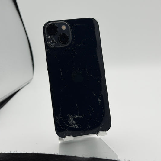 Unlocked Apple iPhone 13 128GB 99% Battery Health Cracked Back Read