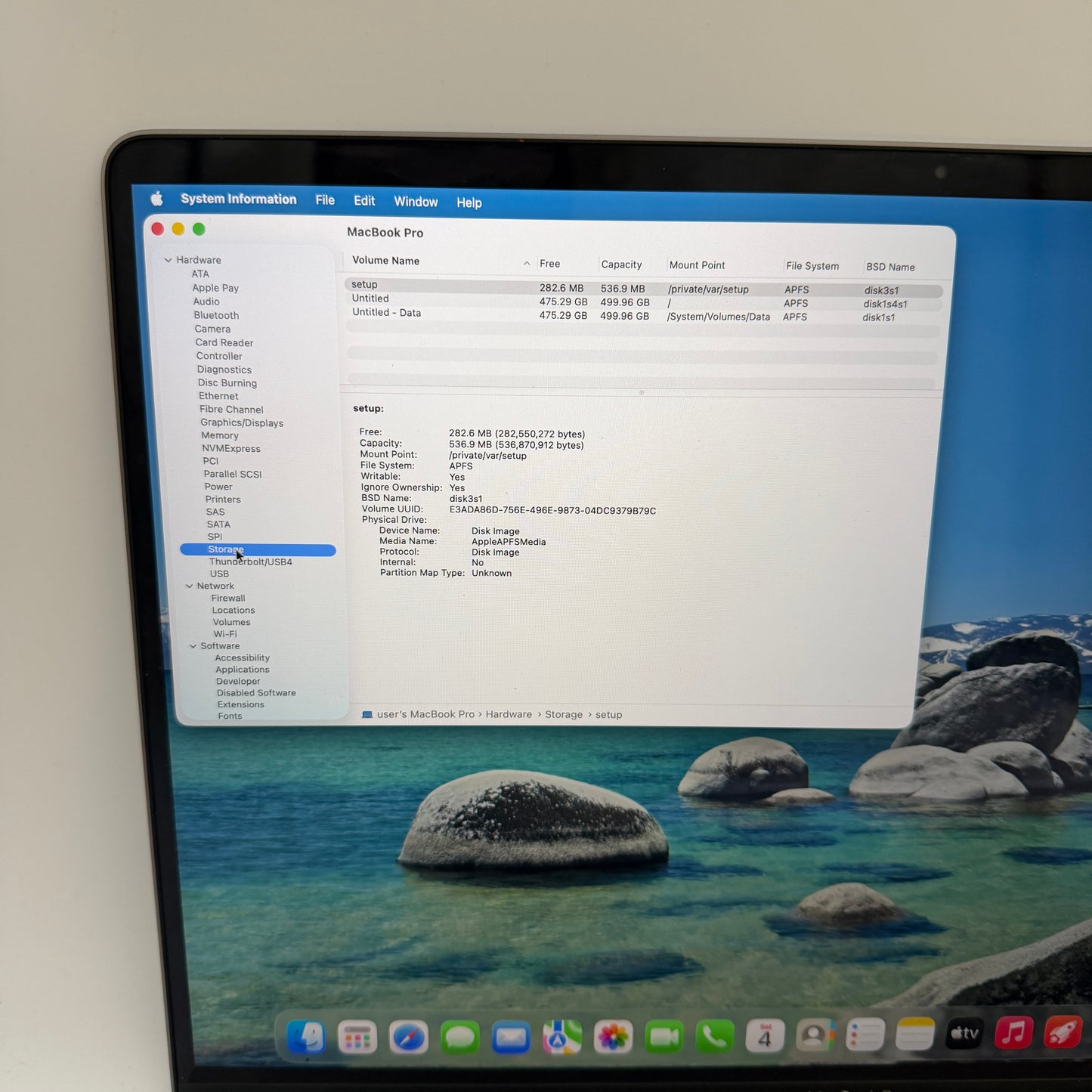 Used Apple MacBook Pro 16-inch 2019 Silver - Core i9, 32GB RAM, 512GB