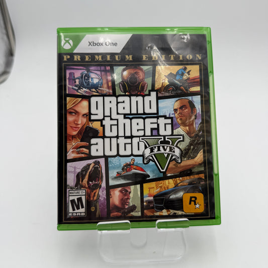 Used Xbox One Grand Theft Auto V Premium Edition with Box