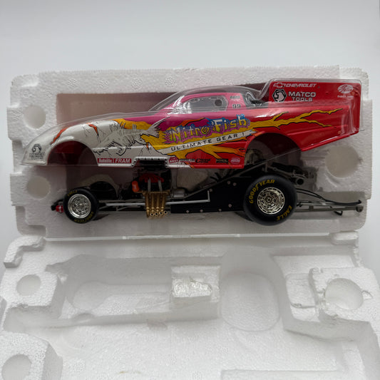 Action Racing Vintage 2000 NHRA Nitro Fish Funny Car Diecast 1:24 Scale