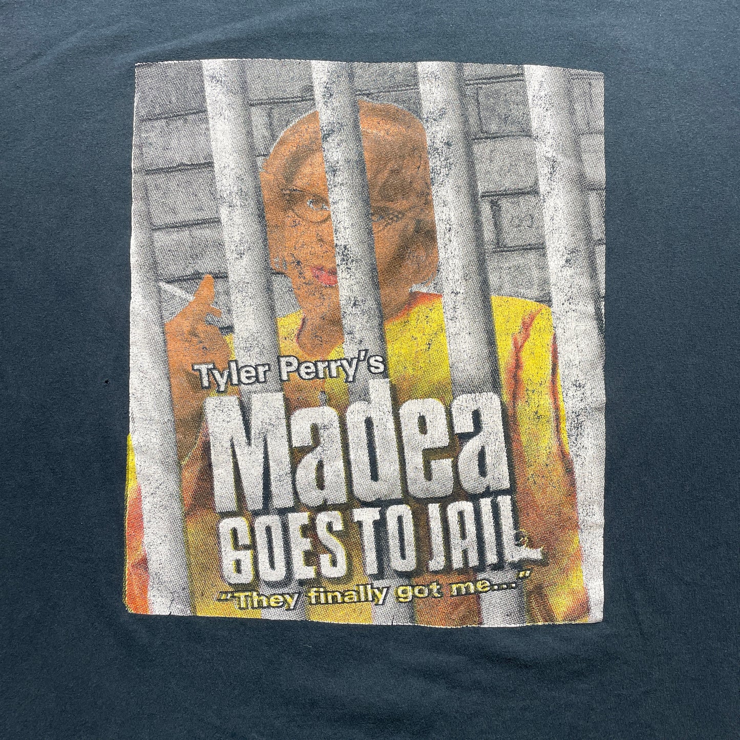 Vintage 2000's Y2K Madea Goes To Jail Tyler Perry Shirt 3XL Oversized