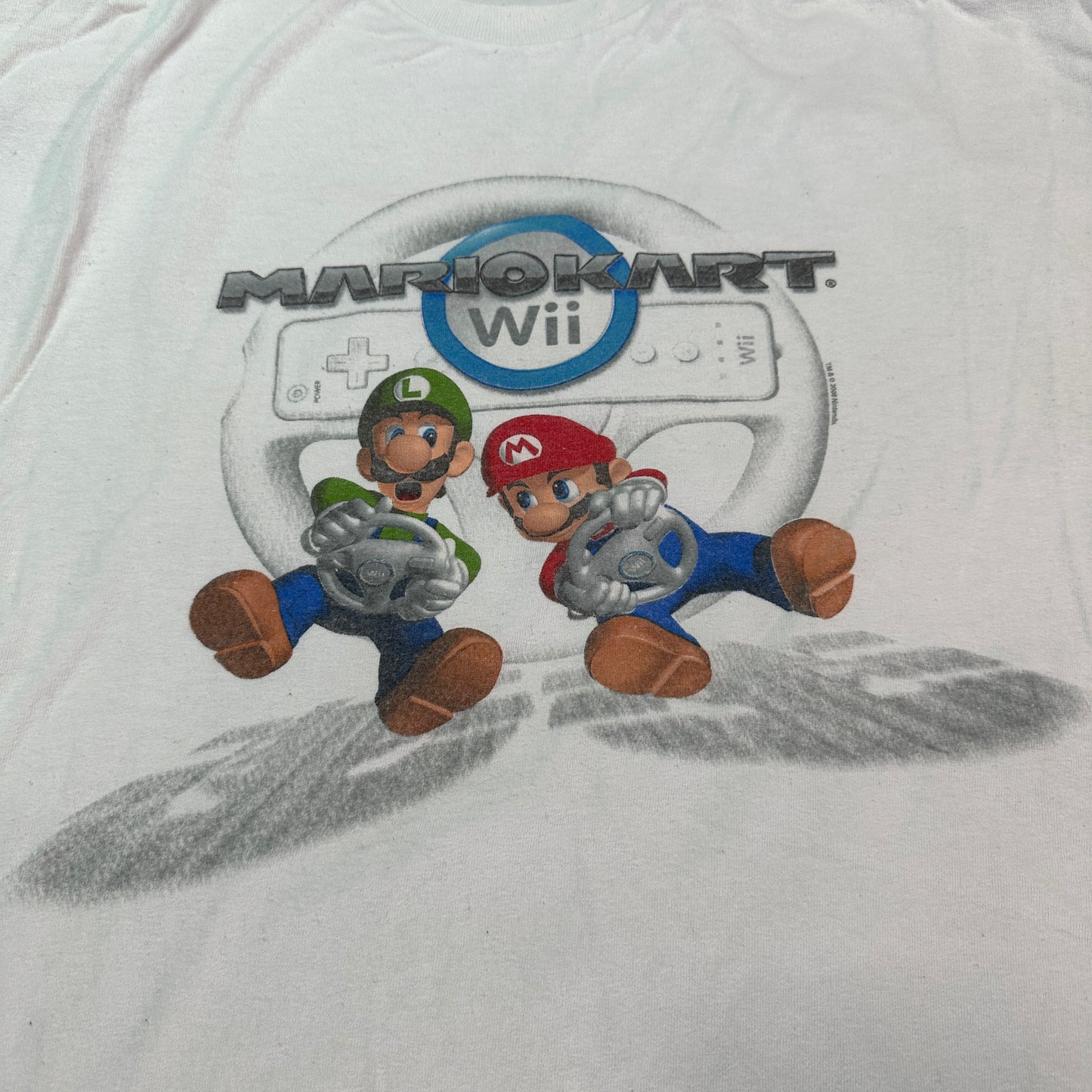 Vintage 2008 Nintendo Wii Mario and Luigi Tee size Medium