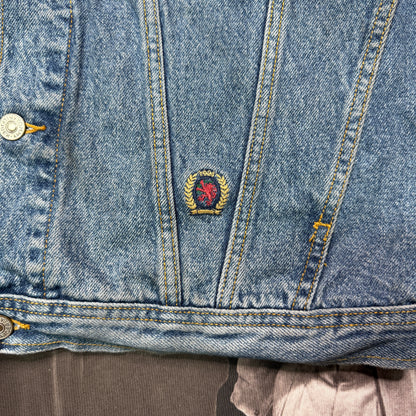 Vintage 90's Tommy Hilfiger Denim Jean Jacket Size Small
