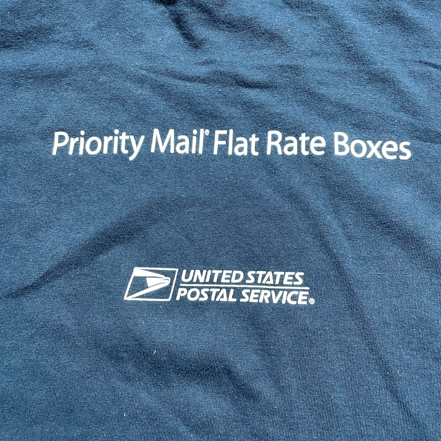Vintage 90's USPS Postal Post Office Mail man Tee  Navy Blue