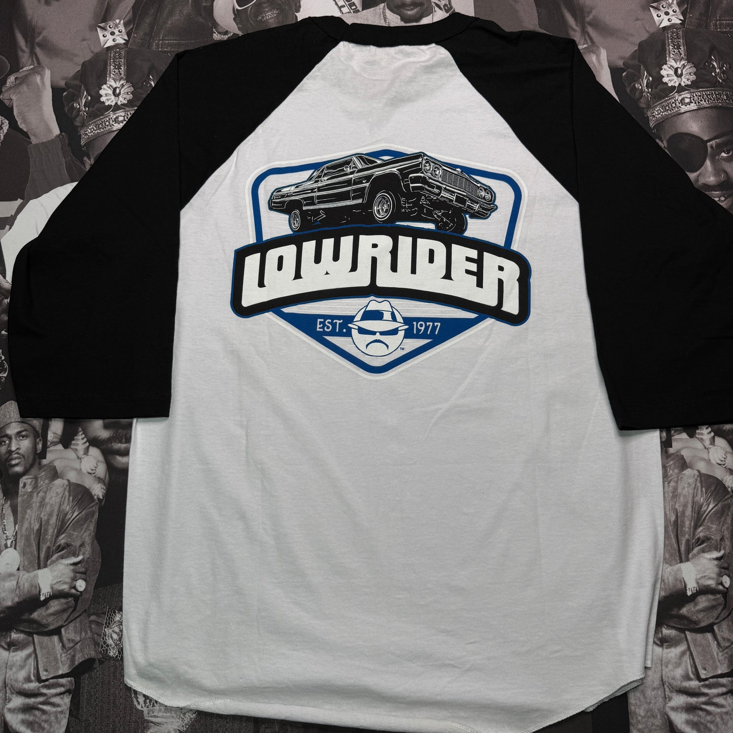 Vintage Lowrider Magazine  3/4 Sleeve Baseball Tee sz XL