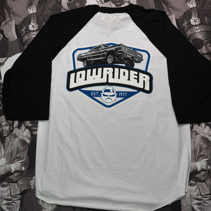 Vintage Lowrider Magazine  3/4 Sleeve Baseball Tee sz XL