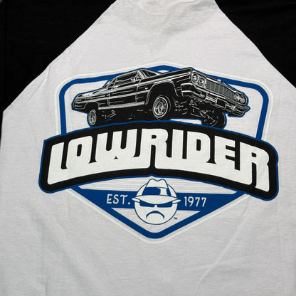 Vintage Lowrider Magazine  3/4 Sleeve Baseball Tee sz XL