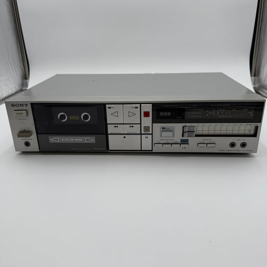 Vintage Sony TC-FX410R Autoreverse Stereo Cassette Player Silver ***READ***
