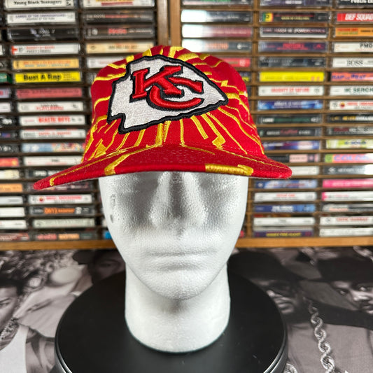 Vintage Starter Kansas City Chiefs Shockwave Shatter Snapback Hat 90’s