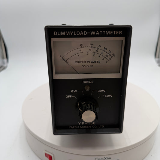 Vintage YAESU MUSEN Ham Radio Dummy Load Wattmeter Untested
