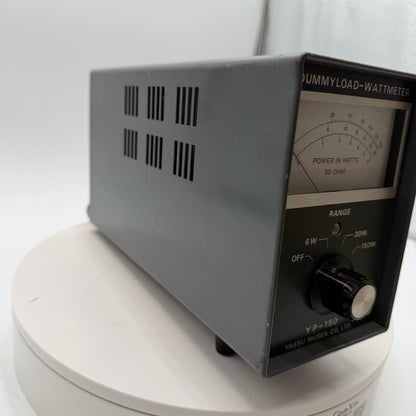 Vintage YAESU MUSEN Ham Radio Dummy Load Wattmeter Untested