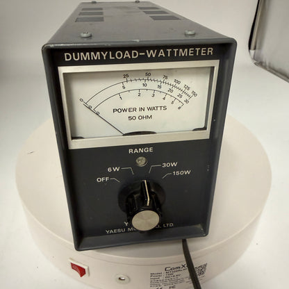 Vintage YAESU MUSEN Ham Radio Dummy Load Wattmeter Untested