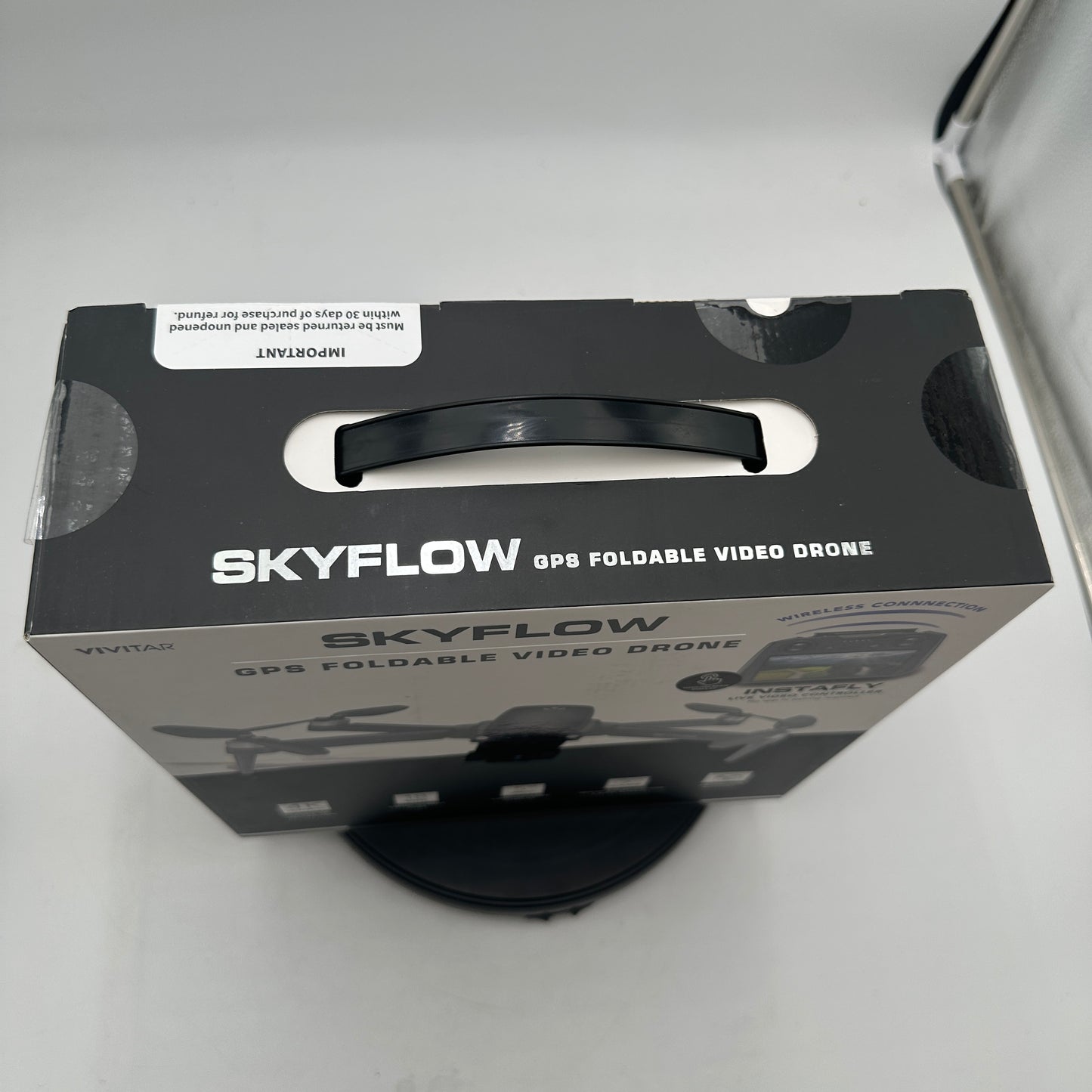 Vivitar Skyflow GPS Foldable 4K Video Drone - Black