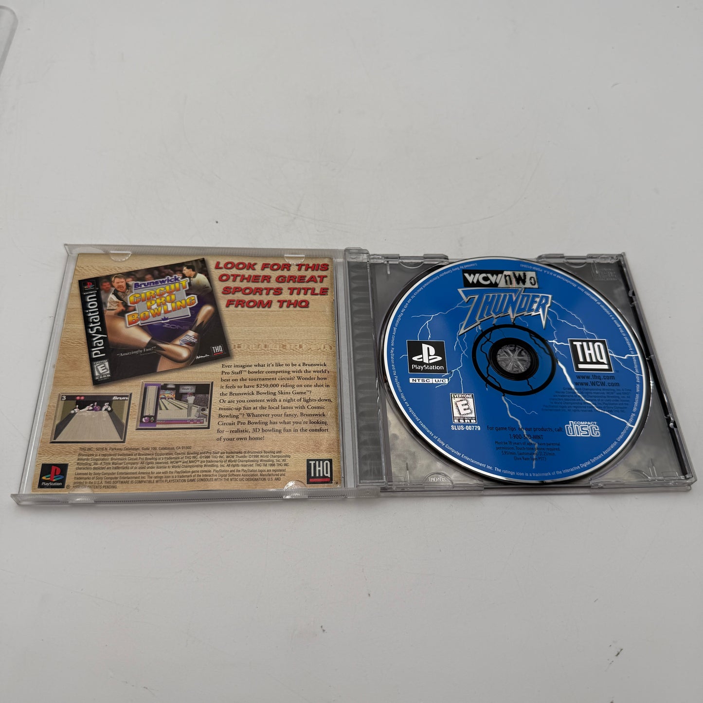 WCW nWo Thunder for PlayStation PS1 Complete In Box
