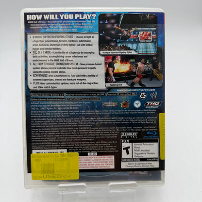 WWE SmackDown vs. Raw 2008 PS3 PlayStation 3 Video Game