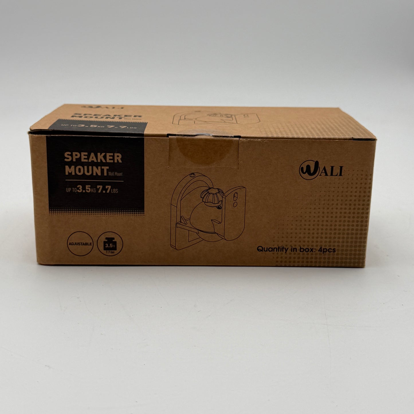 Wali Speaker Mount Wall Mount Black NIB