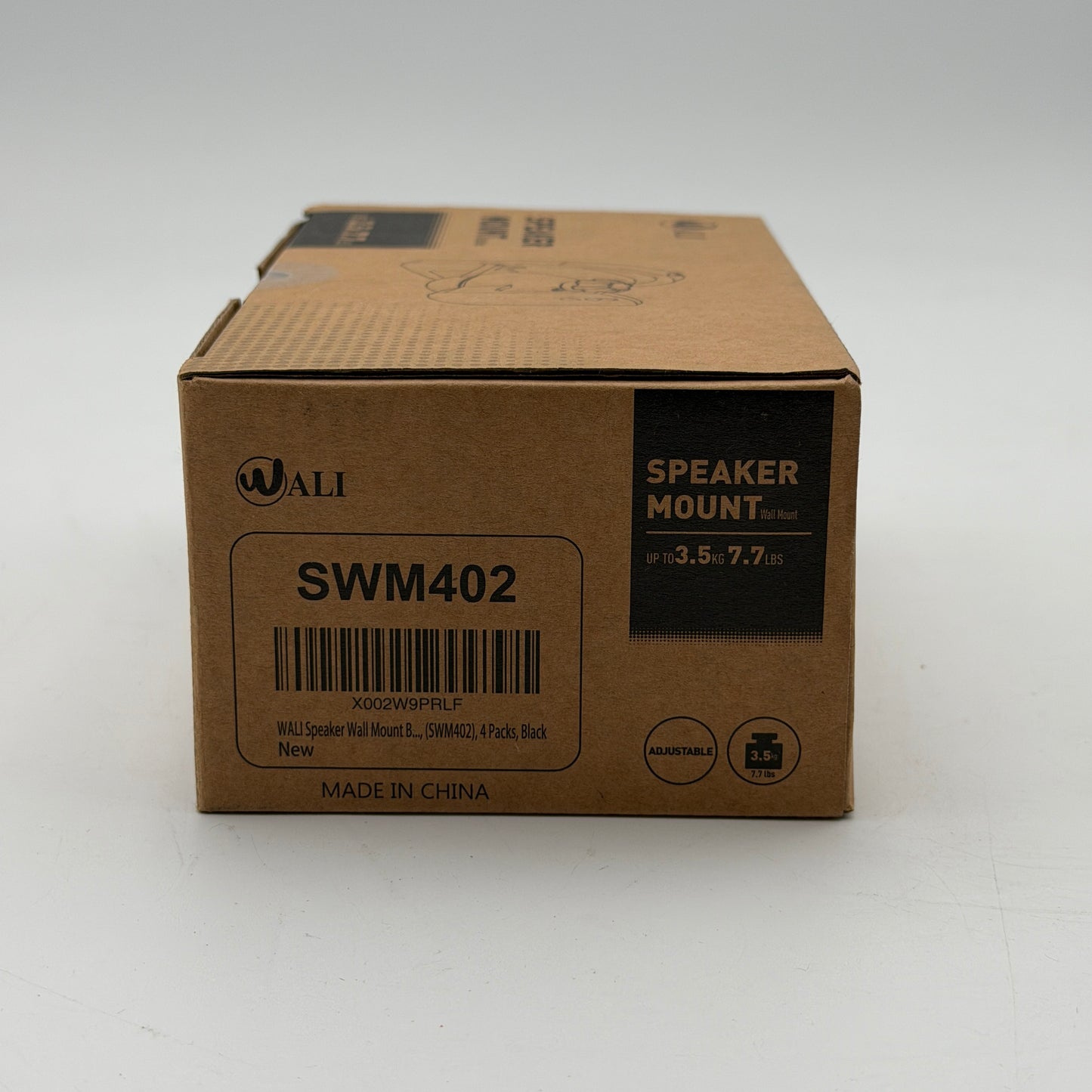 Wali Speaker Mount Wall Mount Black NIB