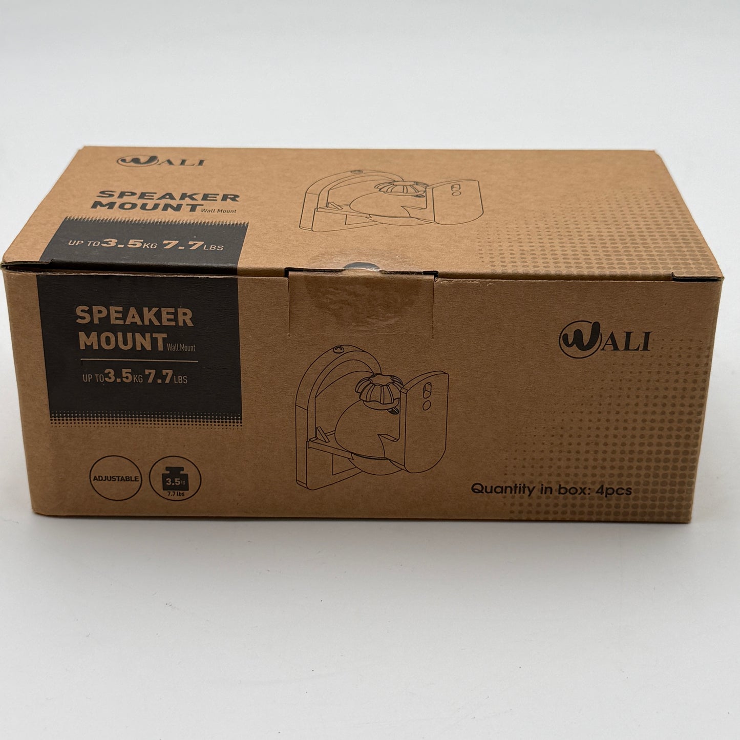 Wali Speaker Mount Wall Mount Black NIB