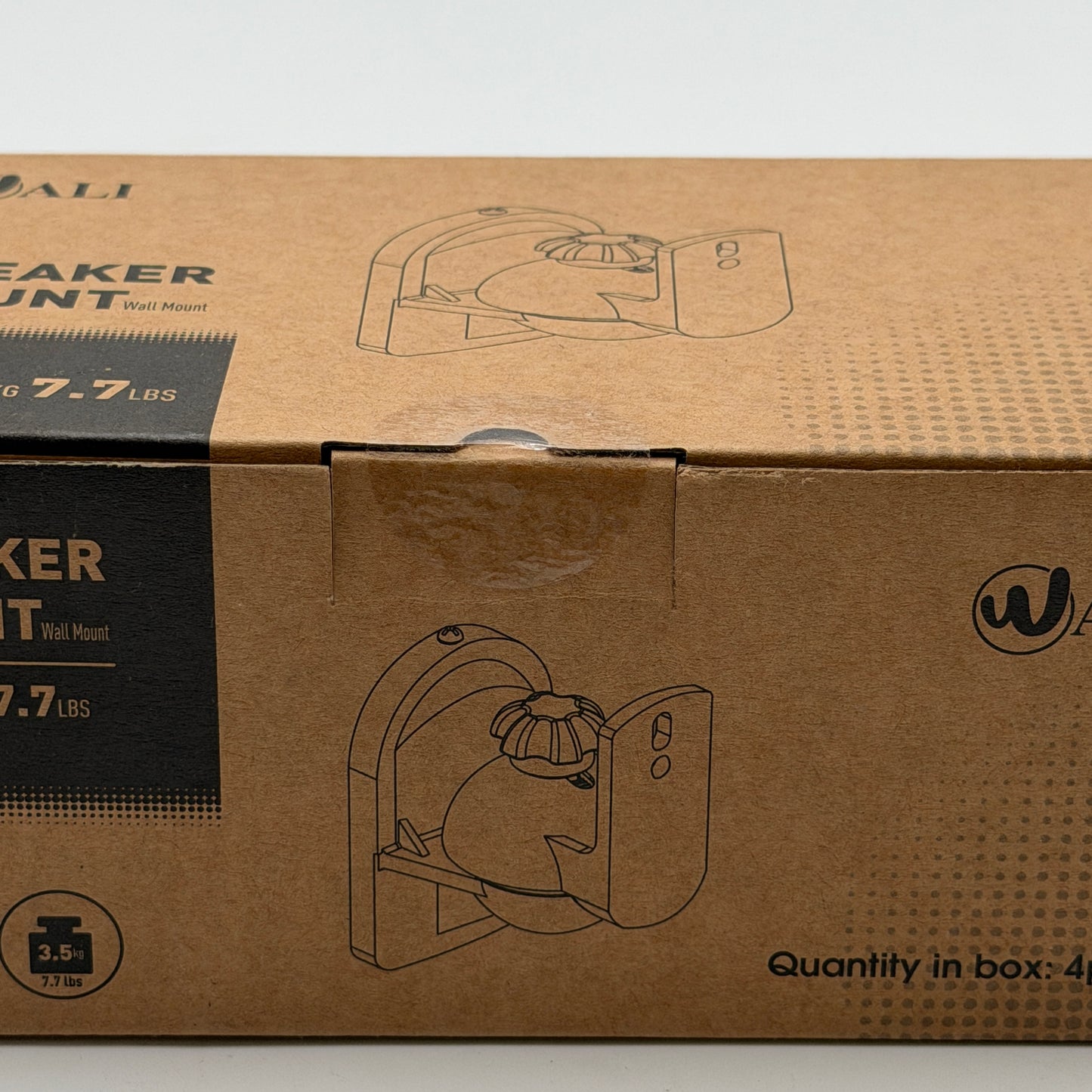 Wali Speaker Mount Wall Mount Black NIB
