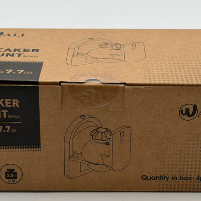 Wali Speaker Mount Wall Mount Black NIB