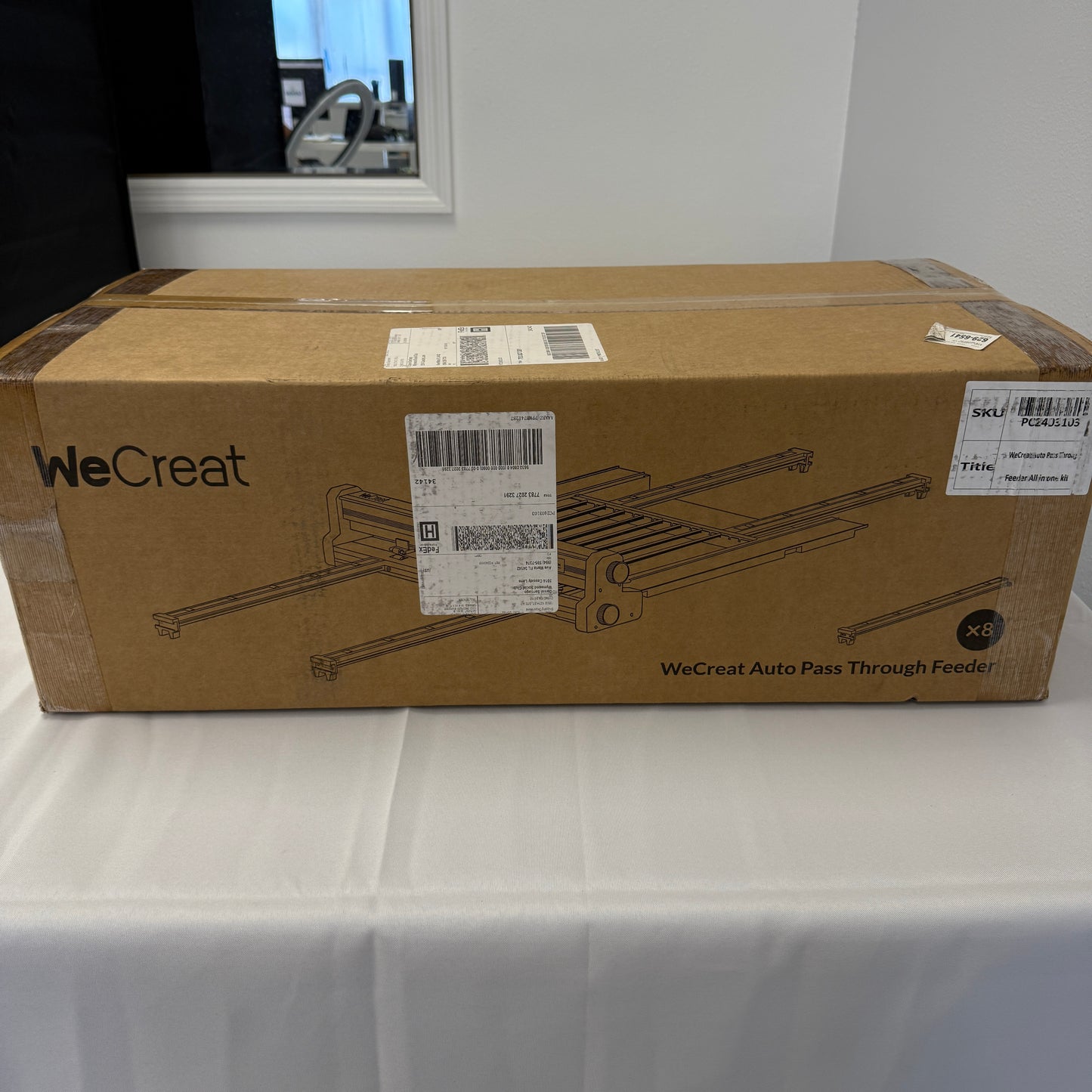 WeCreat Laser Auto Pass Through 137" Feeder - New In Box