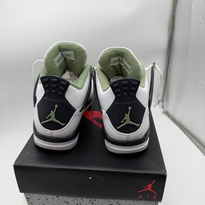 Women's Jordan Air Jordan 4 Retro "Seafoam" Sneakers Size 7.5 AQ9129-103